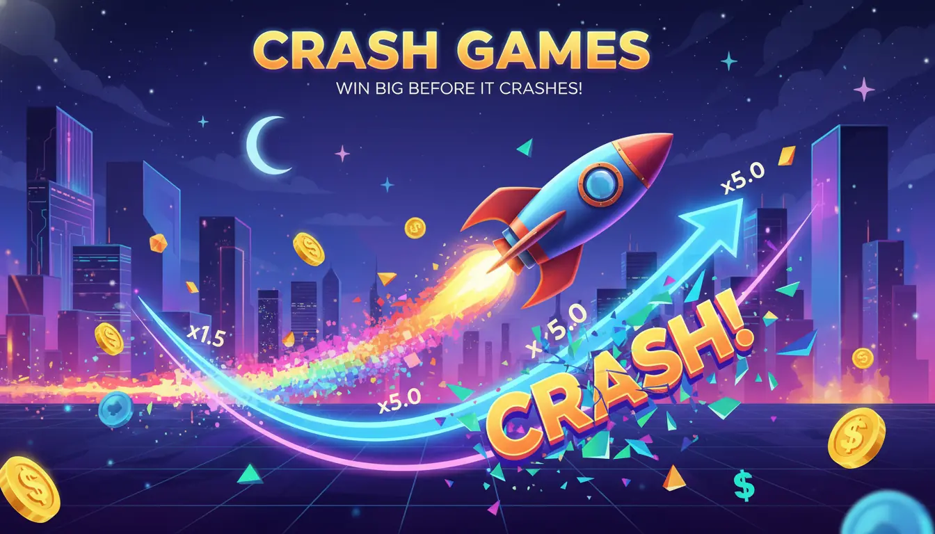 Crashspil på Wisho casino